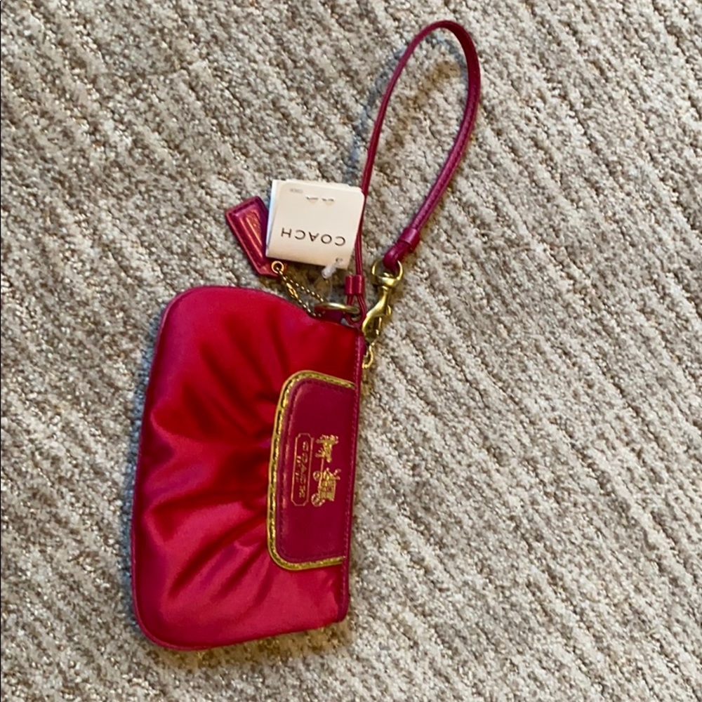 Authentic coach wristlet